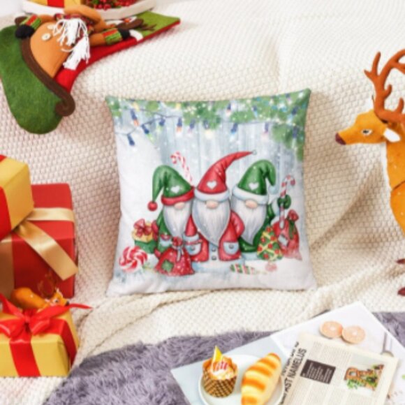 🎄NEW🎄Christmas Cartoon Graphic Cushion Cover - Picture 3 of 8